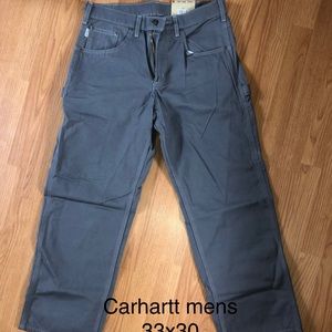 Mens carhartt loose fit carpenter jeans